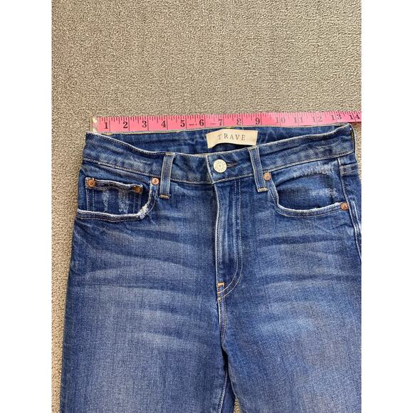 TRAVE Jeans Colette Kick Flare Mid Rise Size 26 - Picture 8 of 12